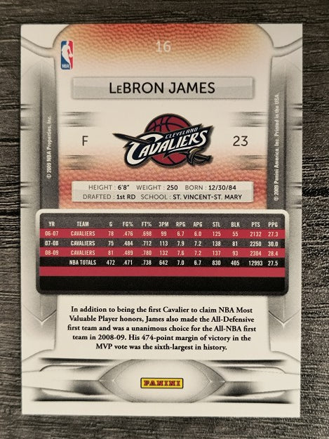 2009-10 Prestige #16 LeBron James (NM)