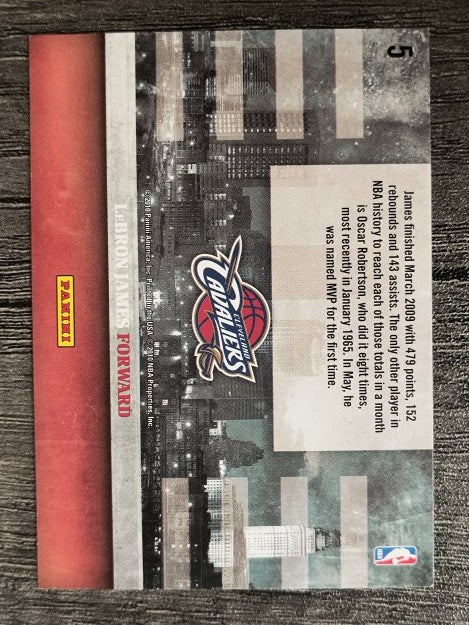 2009-10 Studio Skylines #5 LeBron James (NM)