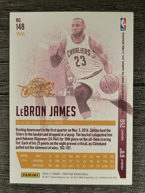2016-17 Prestige #148 LeBron James (EXMT)