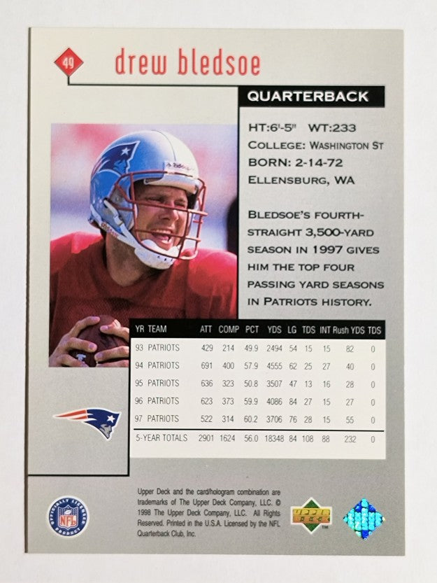 1998 Black Diamond Rookies #49 Drew Bledsoe