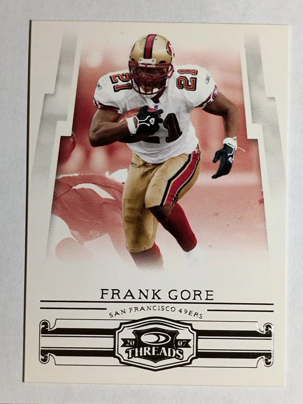 2007 Donruss Threads #118 Frank Gore