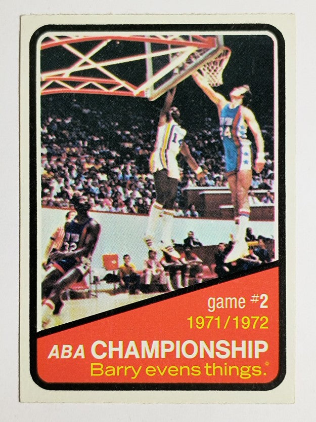 1972-73 Topps #242 Playoffs G2/Rick Barry (EXMT)