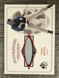 2001 SP Authentic Cooperstown Calling Game Jersey #CCTG Tony Gwynn