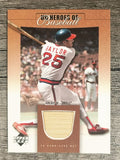 2001 Upper Deck Prospect Premieres Heroes of Baseball Game Bat #BDB Don Baylor