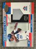 2002 Leaf Certified Fabric of the Game #54DY Joe Carter/83