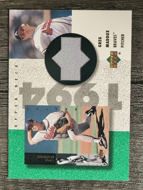 2002 UD Authentics Reverse Negative Jerseys #RGM Greg Maddux