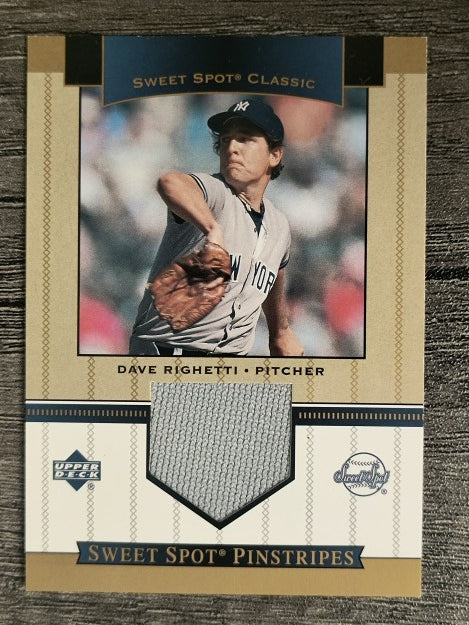 2003 Sweet Spot Classics Pinstripes #SPDR Dave Righetti