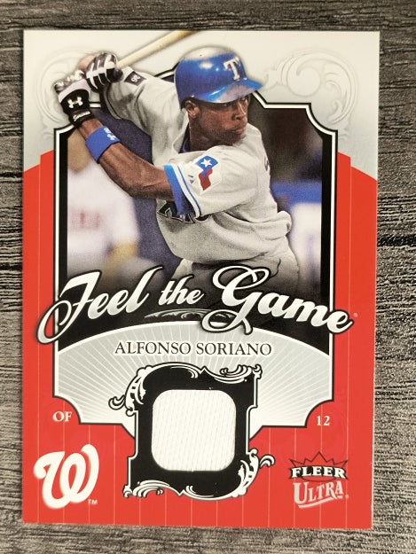 2006 Ultra Feel the Game #AS Alfonso Soriano Jsy