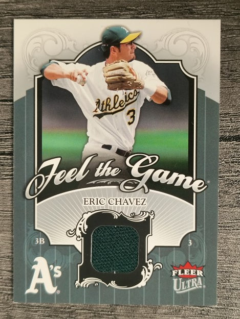 2006 Ultra Feel the Game #EC Eric Chavez Jsy