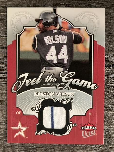 2006 Ultra Feel the Game #PW Preston Wilson Jsy