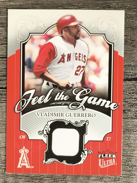 2006 Ultra Feel the Game #VG Vladimir Guerrero Jsy