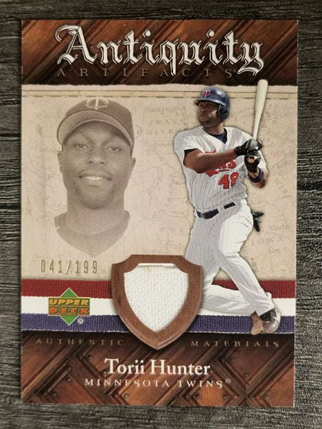 2007 Artifacts Antiquity Artifacts #HU Torii Hunter