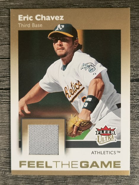 2007 Ultra Feel the Game Materials #EC Eric Chavez