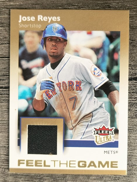 2007 Ultra Feel the Game Materials #JR Jose Reyes