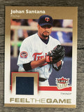 2007 Ultra Feel the Game Materials #SA Johan Santana