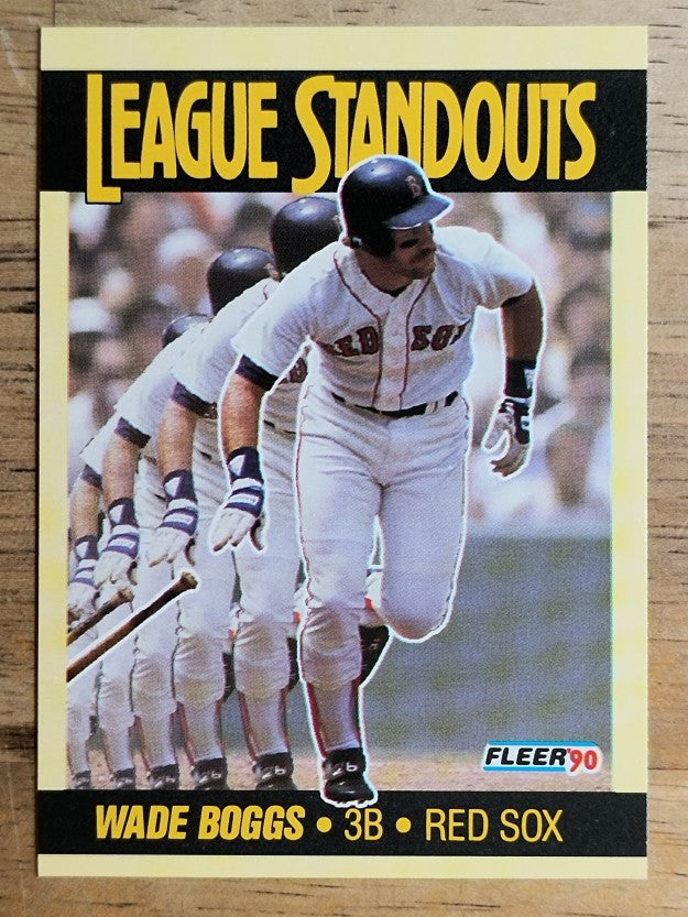 1990 Fleer League Standouts #5 Wade Boggs