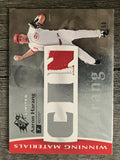 2008 SPx Winning Materials Limited Patch Team Initials #AH Aaron Harang