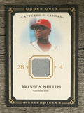 2008 UD Masterpieces Captured on Canvas #BP Brandon Phillips