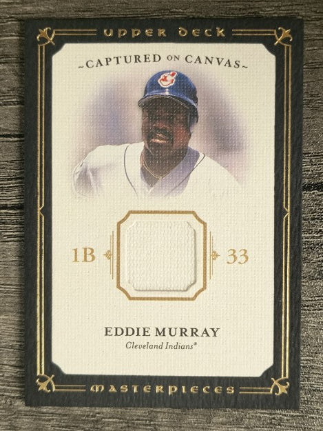 2008 UD Masterpieces Captured on Canvas #EM Eddie Murray