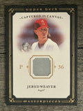 2008 UD Masterpieces Captured on Canvas #JW Jered Weaver