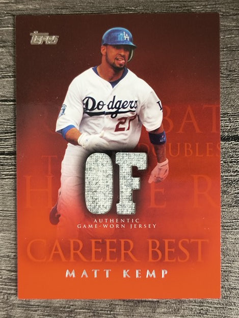 2009 Topps Career Best Relics #MK Matt Kemp Jsy B2