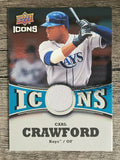 2009 Upper Deck Icons Icons Jerseys #CR Carl Crawford