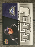 2009 Upper Deck UD Game Jersey #GJTT Troy Tulowitzki