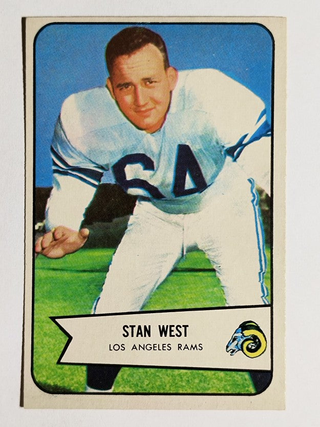 1954 Bowman #103 Stan West RC (NMMT)