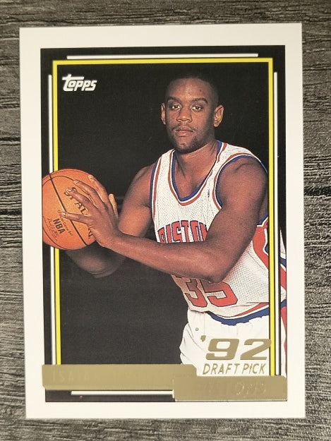 1992-93 Topps Gold #386 Isaiah Morris