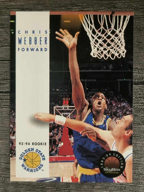 1993-94 SkyBox Premium #227 Chris Webber RC