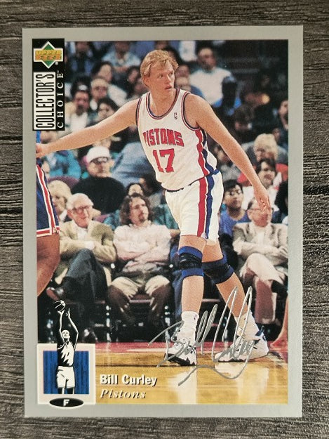 1994-95 Collector's Choice Silver Signature #337 Bill Curley