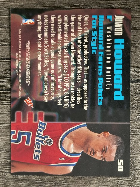 1994-95 Stadium Club Members Only 50 #50 Juwan Howard TRP