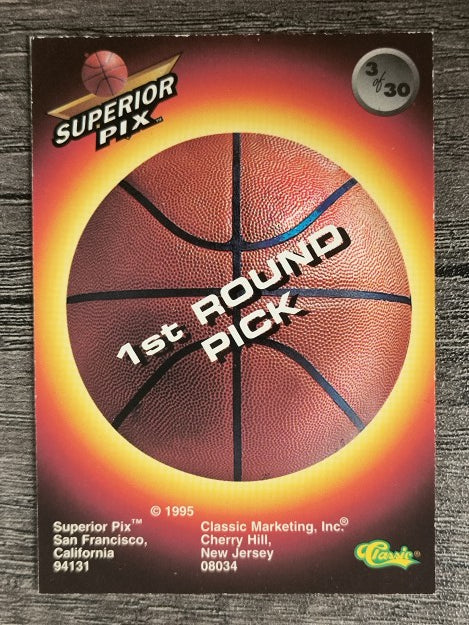 1995 Superior Pix Chrome #3 Grant Hill