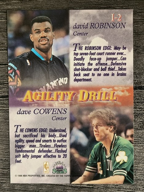 1996 Topps Stars Imagine #I2 David Robinson/Dave Cowens