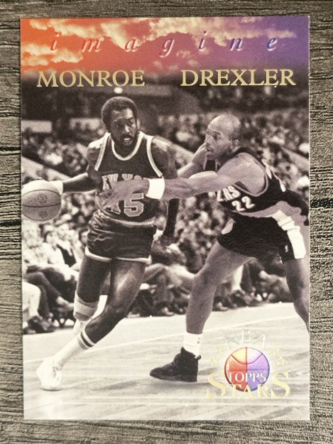 1996 Topps Stars Imagine #I7 Clyde Drexler/Earl Monroe