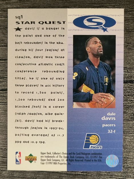 1997-98 Collector's Choice StarQuest #1 Dale Davis