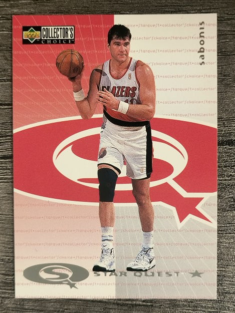1997-98 Collector's Choice StarQuest #127 Arvydas Sabonis