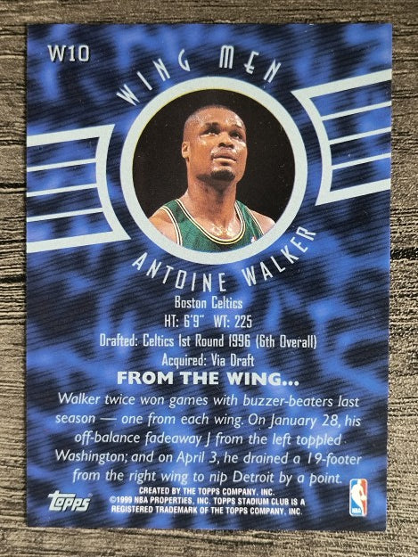 1998-99 Stadium Club Wing Men #W10 Antoine Walker
