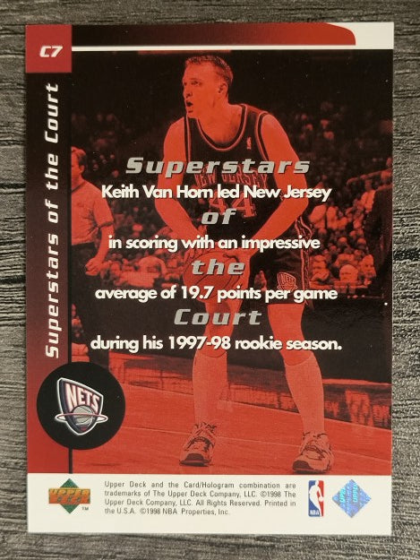 1998-99 Upper Deck Ovation Superstars of the Court #C7 Keith Van Horn