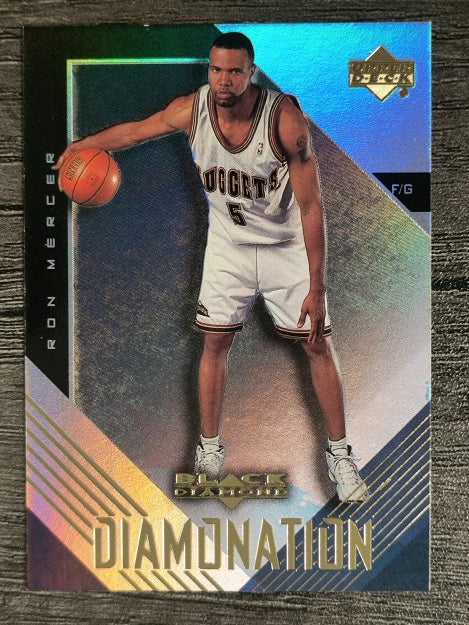 1999-00 Black Diamond Diamonation #D5 Ron Mercer