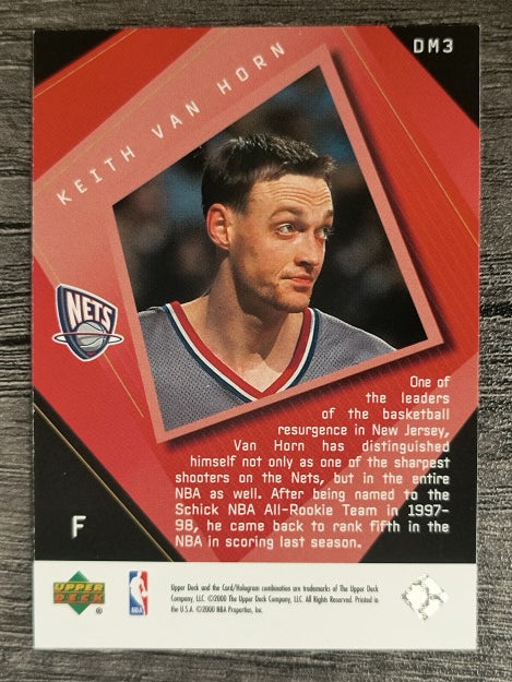 1999-00 Black Diamond Might #DM3 Keith Van Horn