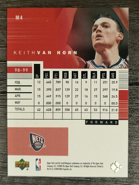 1999-00 Black Diamond Myriad #M4 Keith Van Horn
