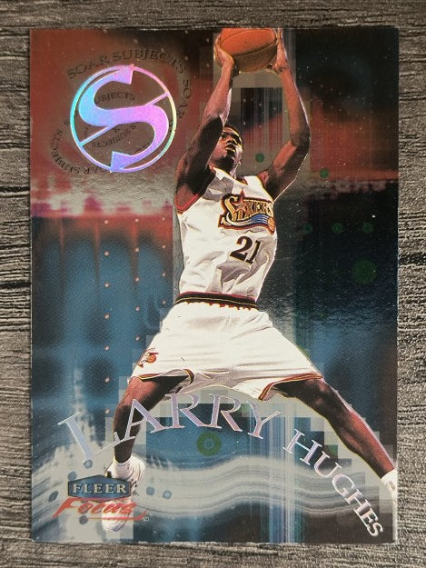 1999-00 Fleer Focus Soar Subjects #SS9 Larry Hughes