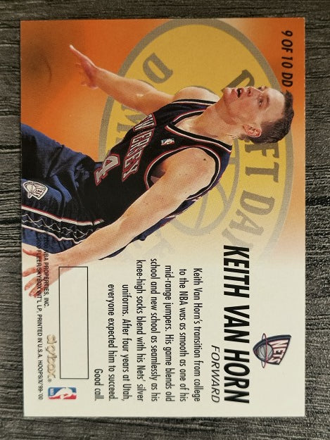 1999-00 Hoops Decade Draft Day Dominance #DD9 Keith Van Horn