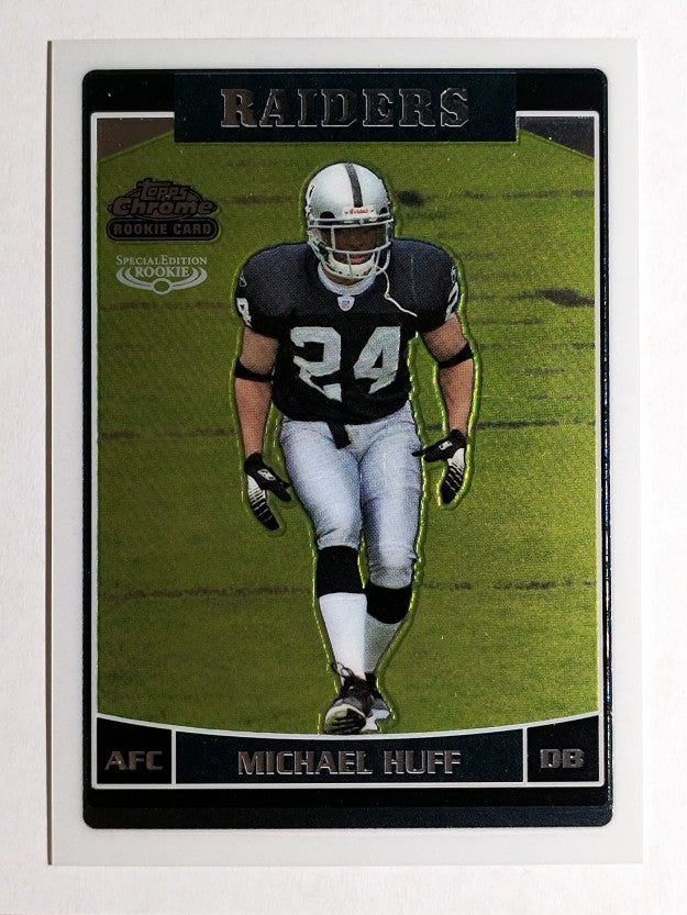2006 Topps Chrome Special Edition Rookies #240 Michael Huff (EXMT)
