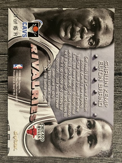 1999-00 Metal Rivalries #R11 Shawn Kemp/Elton Brand