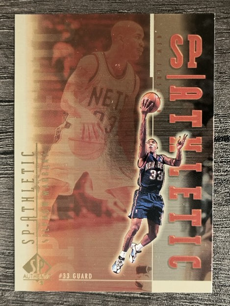 1999-00 SP Authentic Athletic #A9 Stephon Marbury