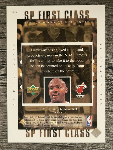 1999-00 SP Authentic First Class #FC4 Tim Hardaway