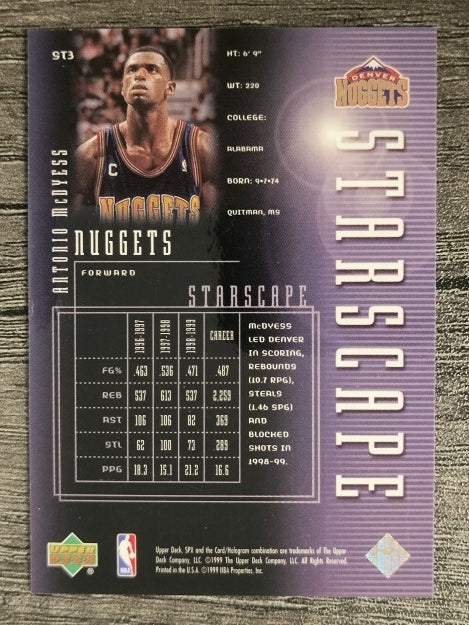 1999-00 SPx Starscape #ST3 Antonio McDyess