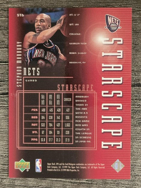 1999-00 SPx Starscape #ST6 Stephon Marbury